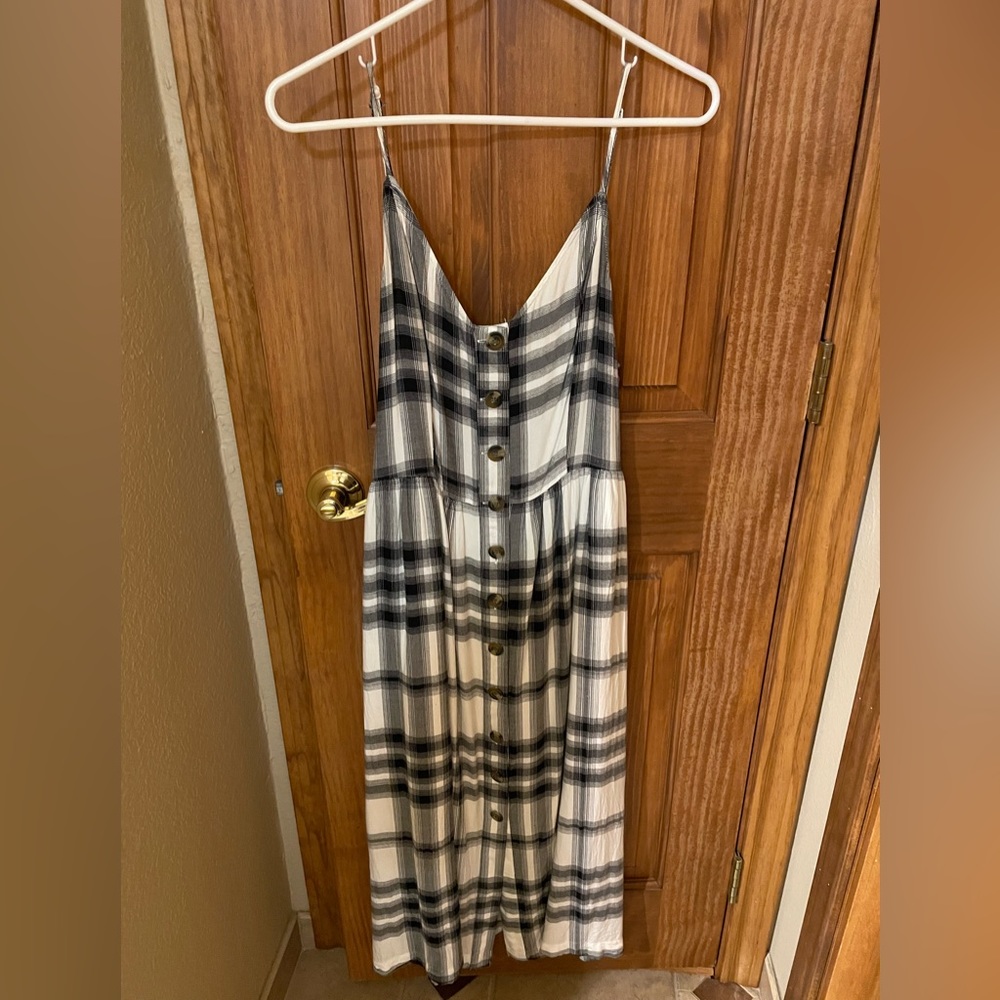 American Eagle Plaid Maxi Dress